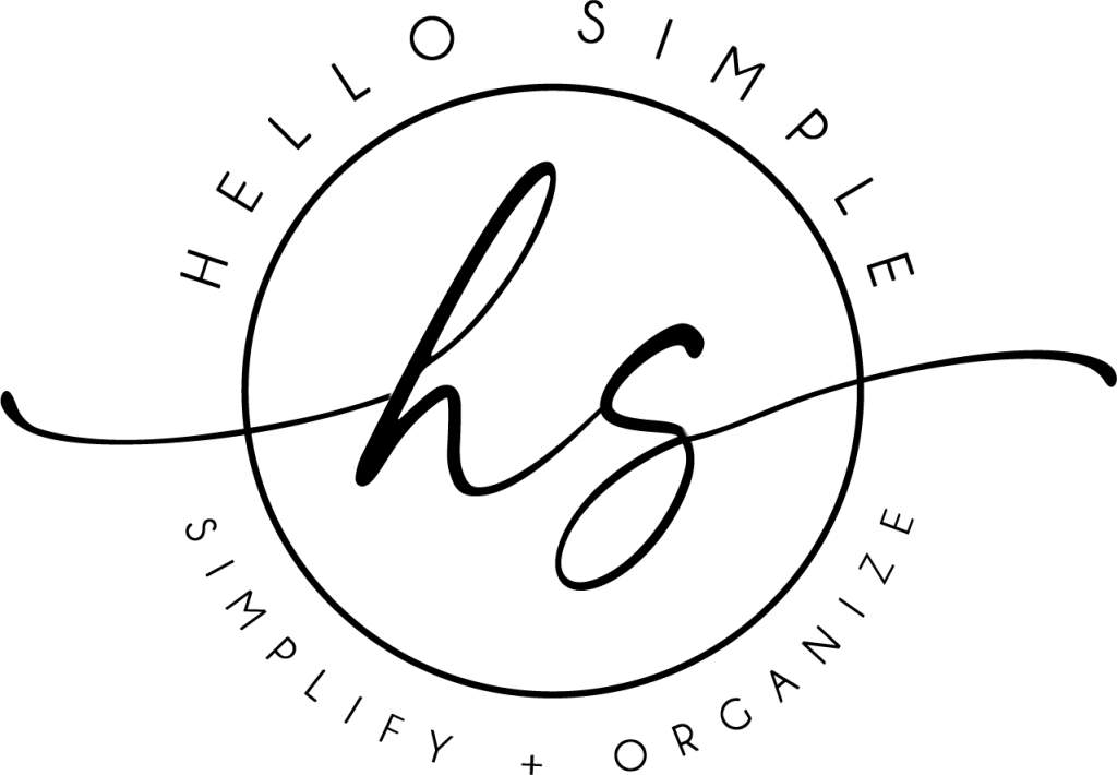 the round Hello Simple logo